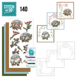 Stitch and Do 140 - Amy Design - Nostalgic Christmas - Christmas Birds STDO140