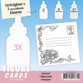Figure Cards - Flesje - Wit FC4K10003-01