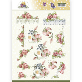 3D Knipvel - Precious Marieke - Blooming Summer - Red Summer Flowers CD11312