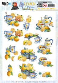 3D Push Out - Yvonne Creations - Lemon Breeze - Lemon Tea SB10947