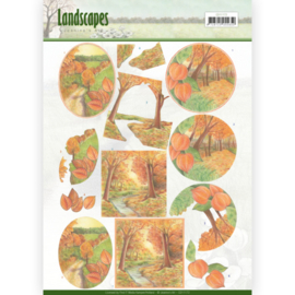 3D knipvel - Jeanine's Art - Landscapes - Fall Landscapes CD11172