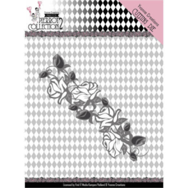 Dies - Yvonne Creations- Pretty Pierrot 2 - Rose Border YCD10162