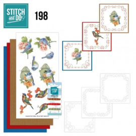 Stitch and Do 198 - Jeanine's Art - Vintage Birds STDO198