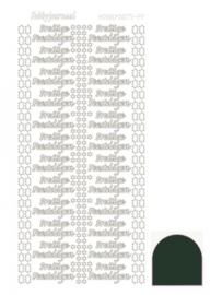 Hobbydots sticker - Mirror - Christmas Green Prettige Feestdagen STDMPFJ
