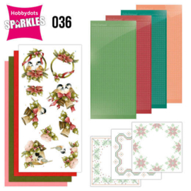 Sparkles Set 36 -  Precious Marieke - A Touch of Christmas - Birds SPDO036