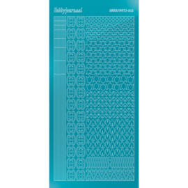 Hobbydots sticker 12 - Mirror Azure Blue STDM12M