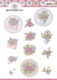 3D Cutting Sheet - Yvonne Creations - Mothers Day Flowers CD11511