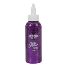 Card Deco Essentials - Glitter Glue - Purple CDEGG011