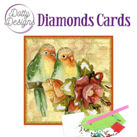 Dotty Designs Diamond Cards - Lovebirds DDDC1115