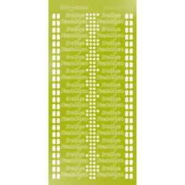 Hobbydots sticker PF - Mirror Leaf Green STDMPFN