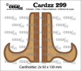 Crealies Cardzz kaartenstandaard CLCZ299 2x 92x130 mm