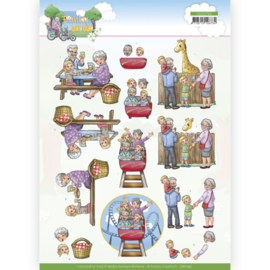 3D Cutting Sheet - Yvonne Creations - Funky Day Out - Zoo CD11752