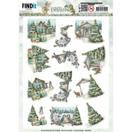 3D Push Out - Amy Design - Enchanting Christmas - Village SB10944