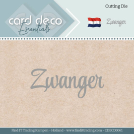 Card Deco Essentials - Dies - Zwanger CDECD0061