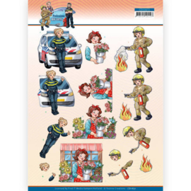 3D Cutting Sheet - Yvonne Creations - Big Guys Professions - Female Professions CD11672