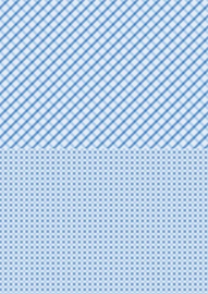 Doublesided background sheets A4 blue squares NEVA012