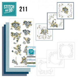 Stitch And Do 211 - Precious Marieke - Painted Pansies STDO211