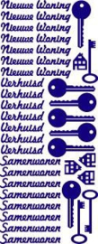 Stickervel Nieuwe woning 089 F zilver