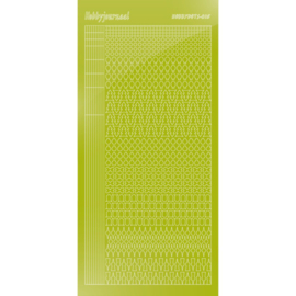 Hobbydots sticker 15 - Mirror Leaf Green  STDM15N