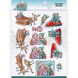 3D Cutting Sheet - Yvonne Creations - Funky Nanna – Nordic Winter - On the go CD11877