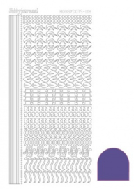 Hobby dots sticker Mirror Violet 018 STDM186