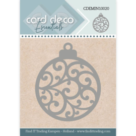 Card Deco Essentials - Mini Dies - Christmas Bauble CDEMIN10020