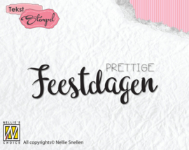 Clear stamps "prettige feestdagen" DTCS023