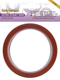 Hobbyjournaal - Extra Sticky Tape - 6 mm HJSTICKY06