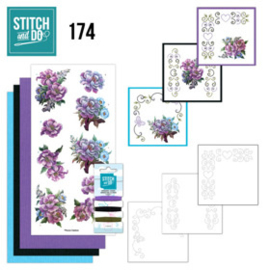 Stitch and Do 174 - Yvonne Creations - Graceful Flowers STDO174