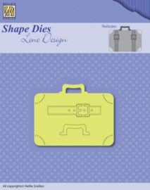 Nellies Choice Shape Dies - Lene Design - Men things - Suitcase SDL037