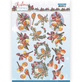 3D Cutting Sheet - Yvonne Creations - Christmas Miracle - Bird CD11835