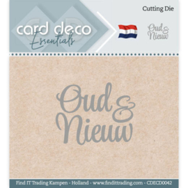 Card Deco Essentials - Cutting Dies - Oud & Nieuw  CDECD0042
