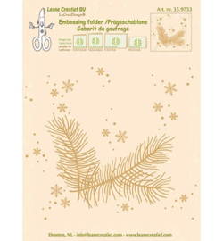 Embossing folder Christmas branches 35.9753