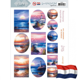 Special Push Out Sheet - Card Deco Essentials - Lighthouse (NL) SB10829