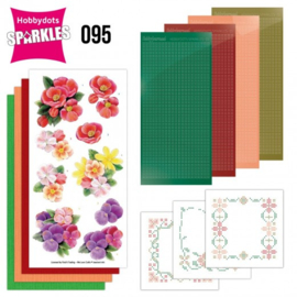 Sparkles Set 95 - Jeanine's Art- Mix of Flowers SPDO095