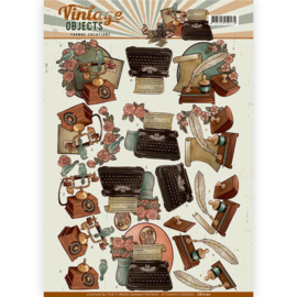 3D Knipvel - Yvonne Creations - Vintage Objects - Vintage Communications CD11107