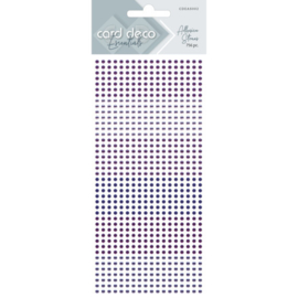 Card Deco Essentials - Adhesive Stones - Purple CDEAS002