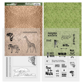 Printed Sheets - Amy Design - Wild Animals ADMC1001