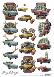 3D Cutting Sheet - Amy Design - Cars CD11826