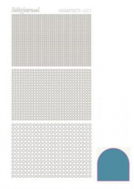 Hobby dots sticker mirror Turquoise 007 STDM07D
