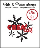 Crealies Clearstamp Bits&Pieces no. 31 Snowflake 1 CLBP31 130505/1031