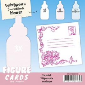 Figure Cards - Flesje - Lichtroze FC4K10003-15