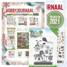 Hobbyjournaal 202 + Die YCD10257 + Knipvellenboek The Best of 2021 SETHJ202