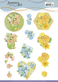 3D Cutting Sheets - Jeanine's Art - Summer Flowers CD11746