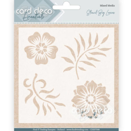 Card Deco Essentials - Stencil Big Leaves CDEST008