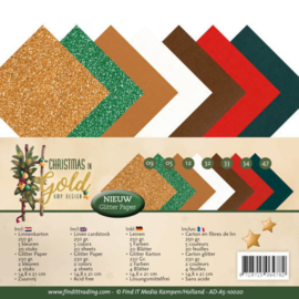 Linnenpakket - A5 - Amy Design - Christmas in Gold AD-A5-10020
