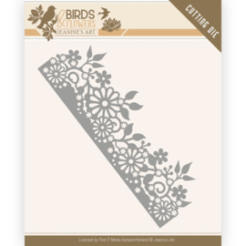 Dies - Jeanine's Art - Birds and Flowers - Daisy Border JAD10058