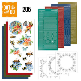 Dot and Do 205 -  Jeanine's Art - Humming Bees  DODO205