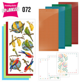 Sparkles Set 72 - Amy Design - Tropical Parrots SPDO072