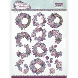 3D Cutting Sheet - Yvonne Creations - Stylisch Flowers - Romantic Roses CD11783